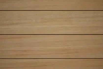 individueller Saunabau, Großaufnahme Material Hemlock Tanne