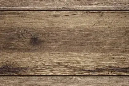 Nahaufnahme der Wandverkleidung in Altholz, Spezialanfertigung, 5-Eck-Sauna