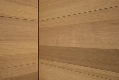 Detailansicht Paneel ohne Fuge, Art of Spa Berlin, wunschgemäße Einbausaunen