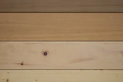 Sauna für Zuhause, individuelle Konfiguration, Ansicht vom Nahem, verschiedene Materialien, Fichte, Zirbe, Erle, Thermo-Espe