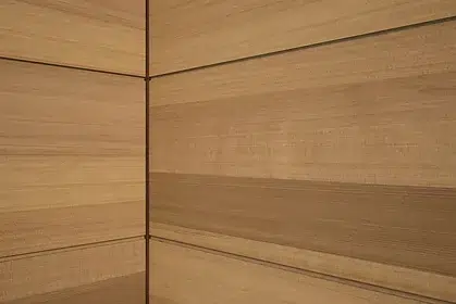 Bild von Nahem, Paneel und Fuge im gleichen Holz, maßgeschneiderte Heimsaunen